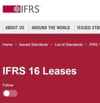 IFRS 16 Leases